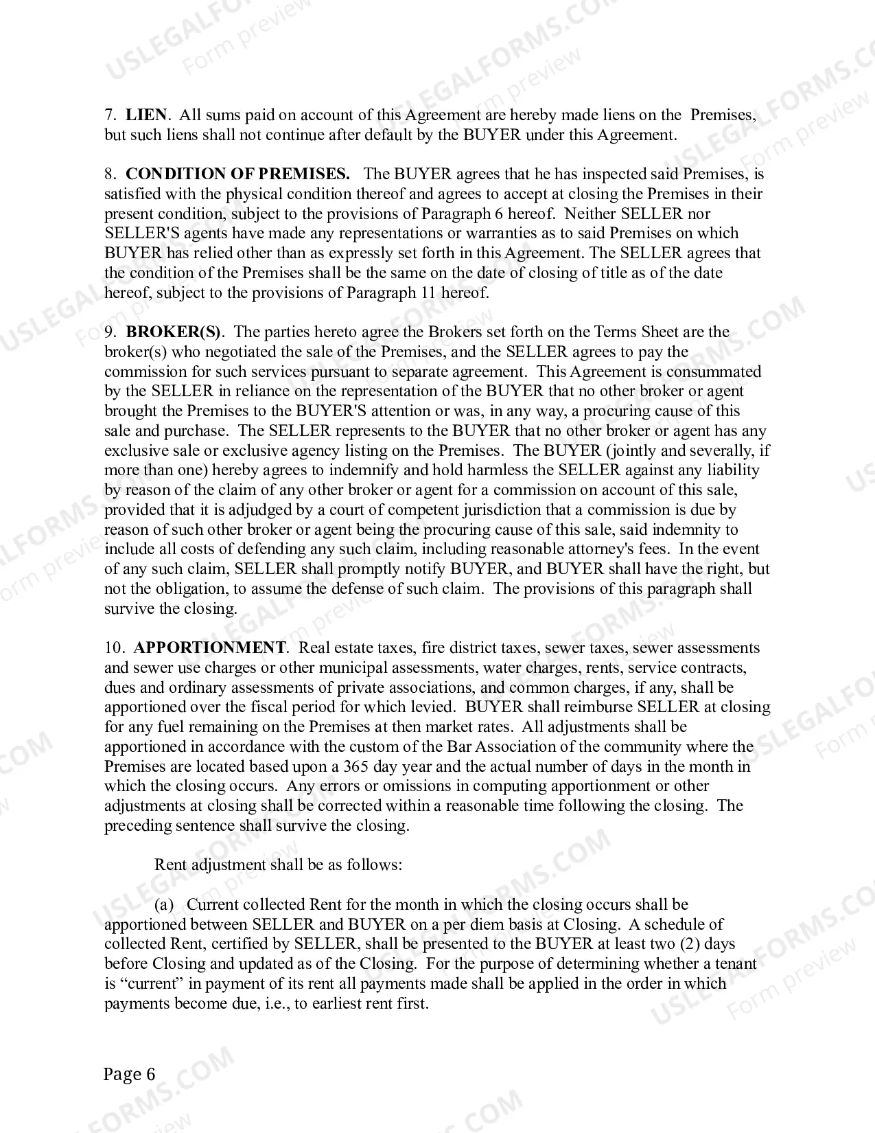 Preview Purchase Sale Agreement