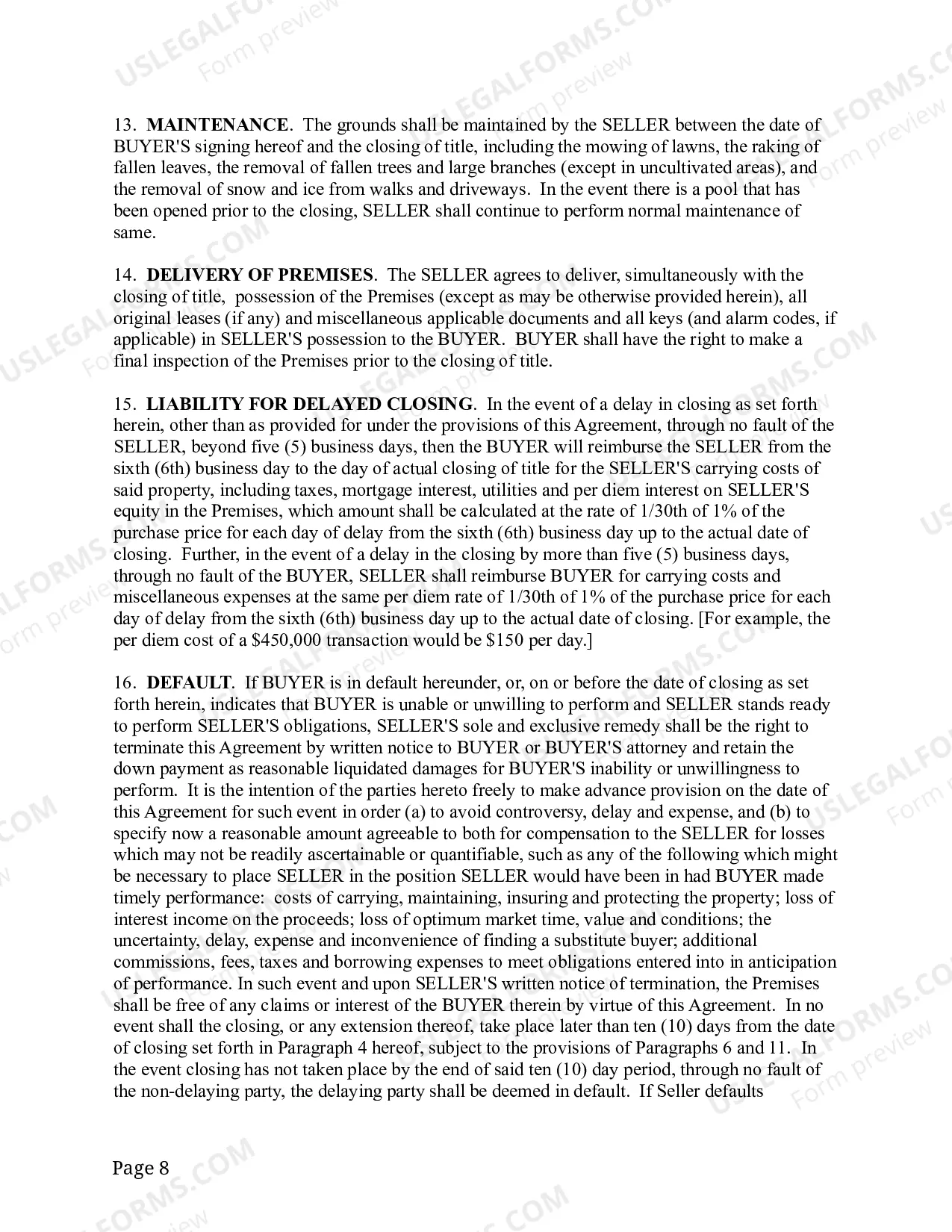 Preview Purchase Sale Agreement