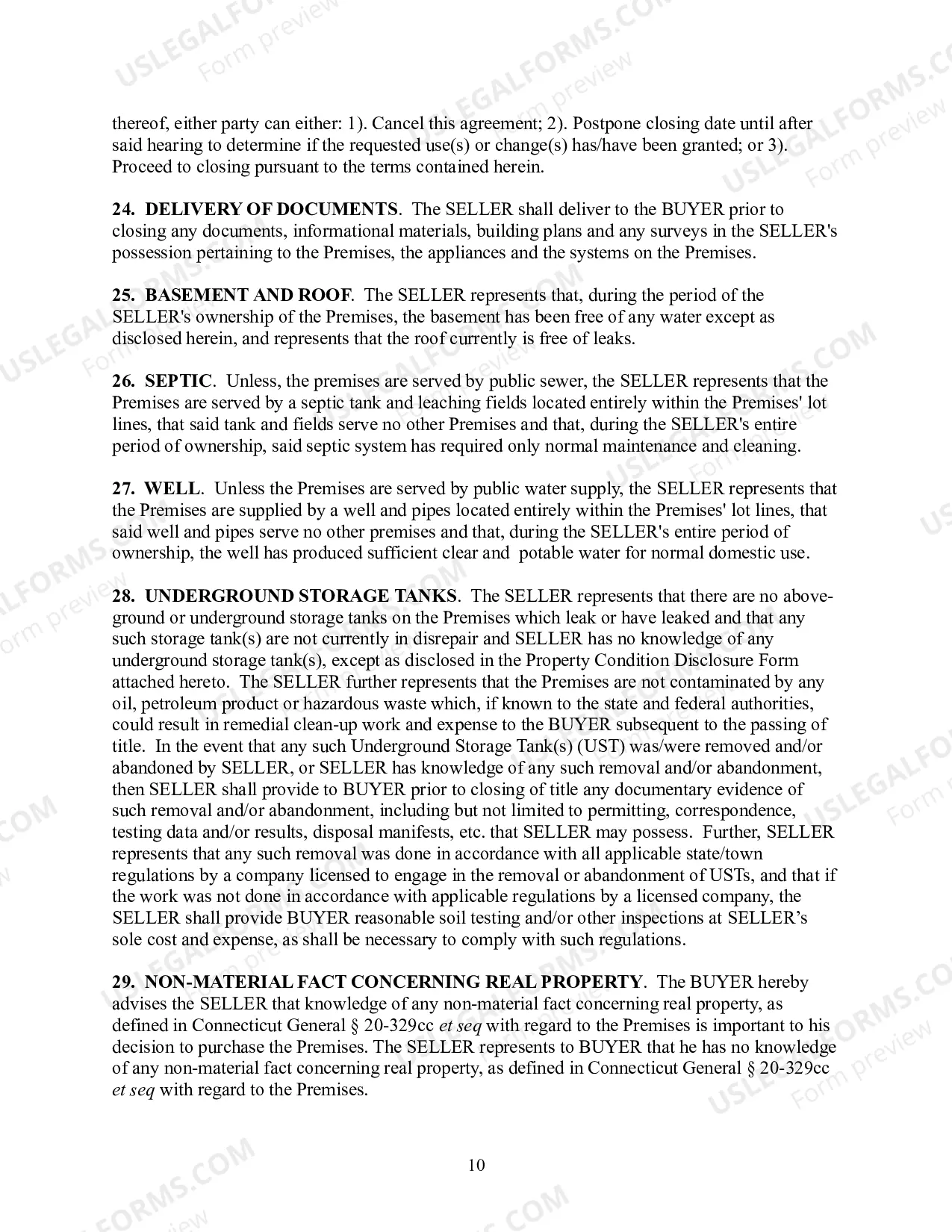 Preview Standard Form Residential Real Estate Sales Agreement