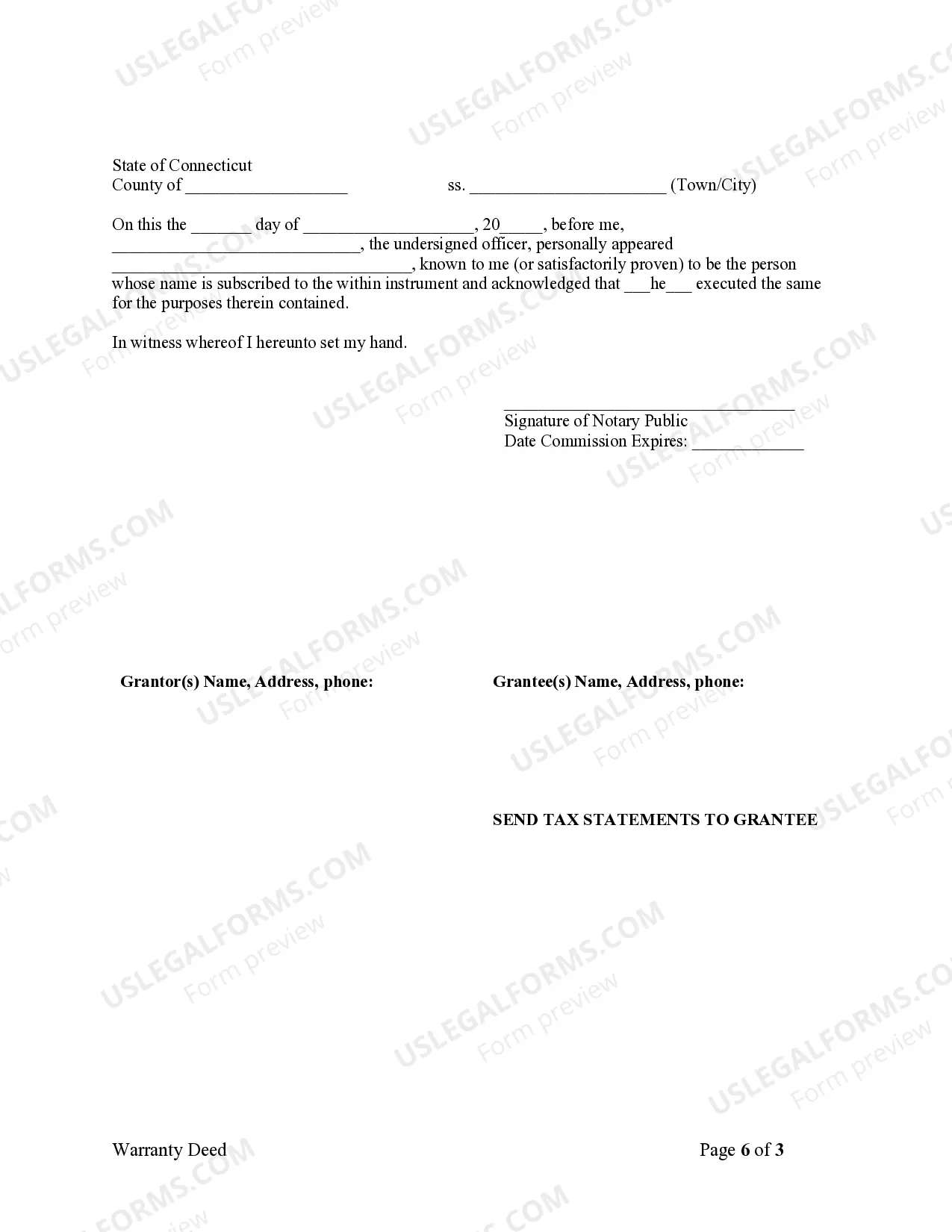 Preview Warranty Deed for Separate or Joint Property to Joint Tenancy