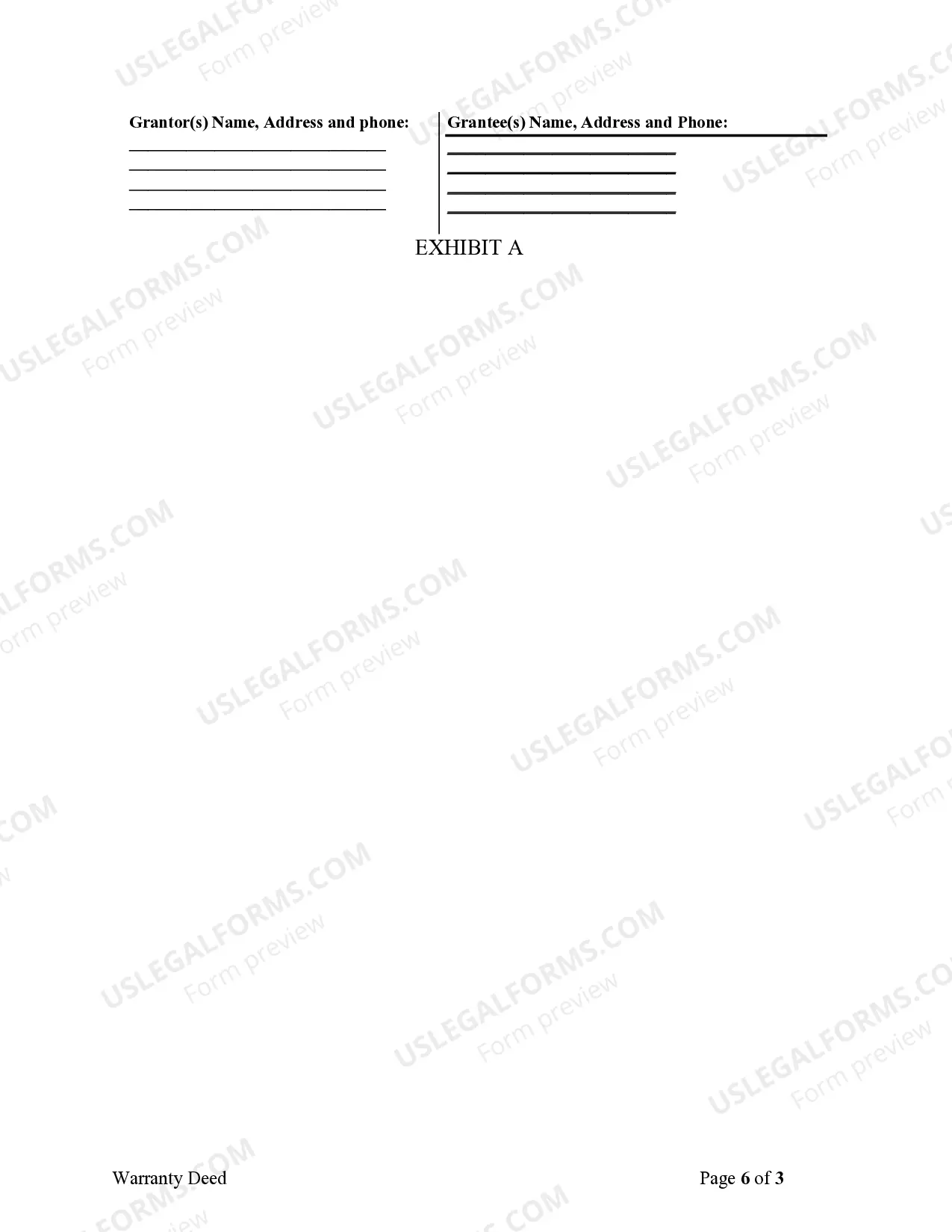 Preview Warranty Deed from Individual to Trustees of Revocable Trust