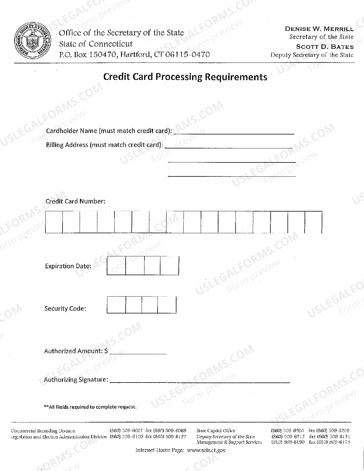 Preview Authentication Or Apostille Order Form
