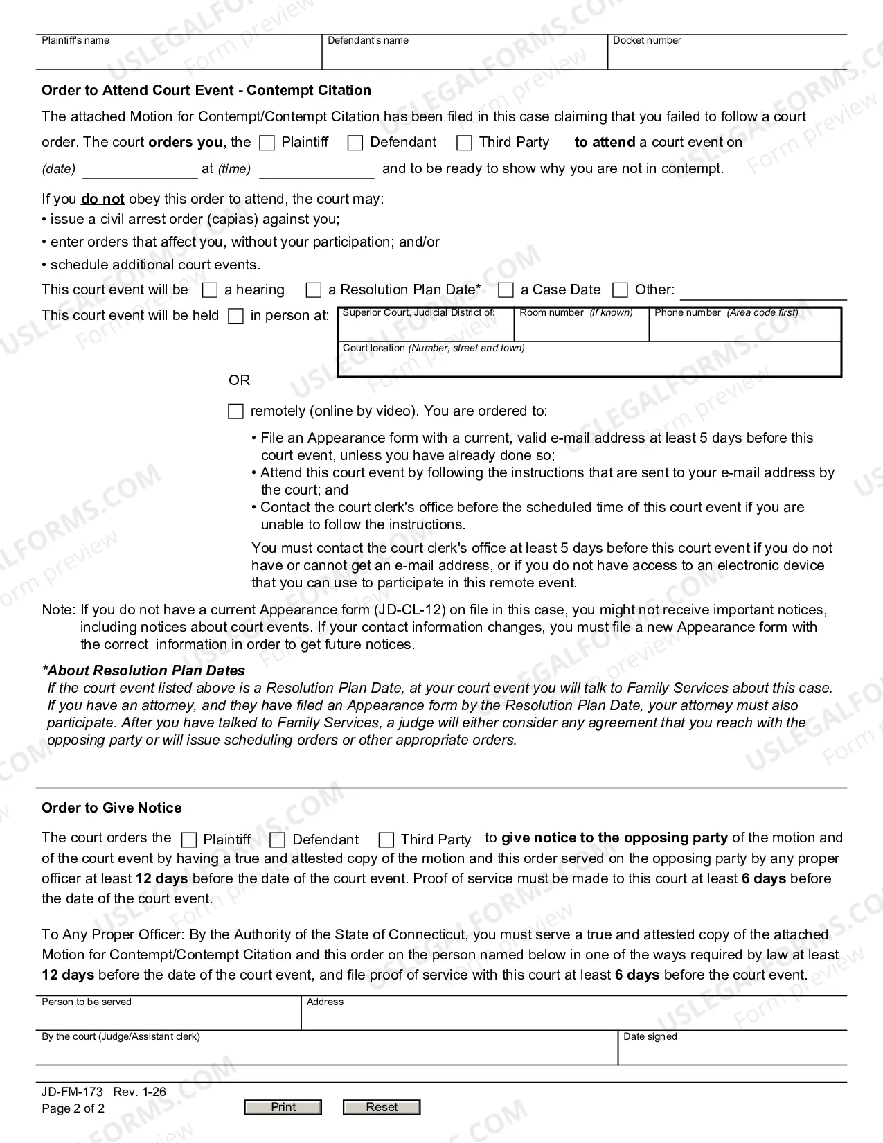 Preview Motion For Contempt Citation Motion For Modification