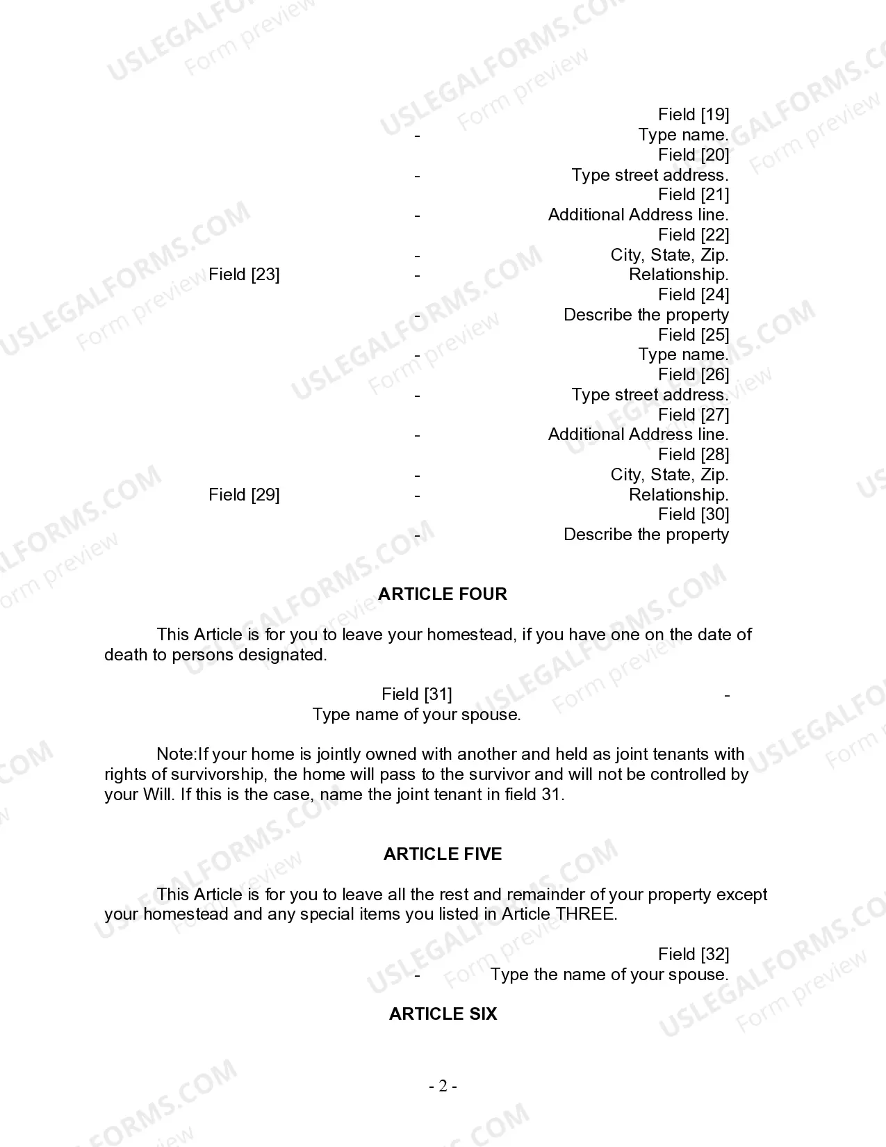 Preview Mutual Wills Package with Last Wills and Testaments for Married Couple with Adult and Minor Children