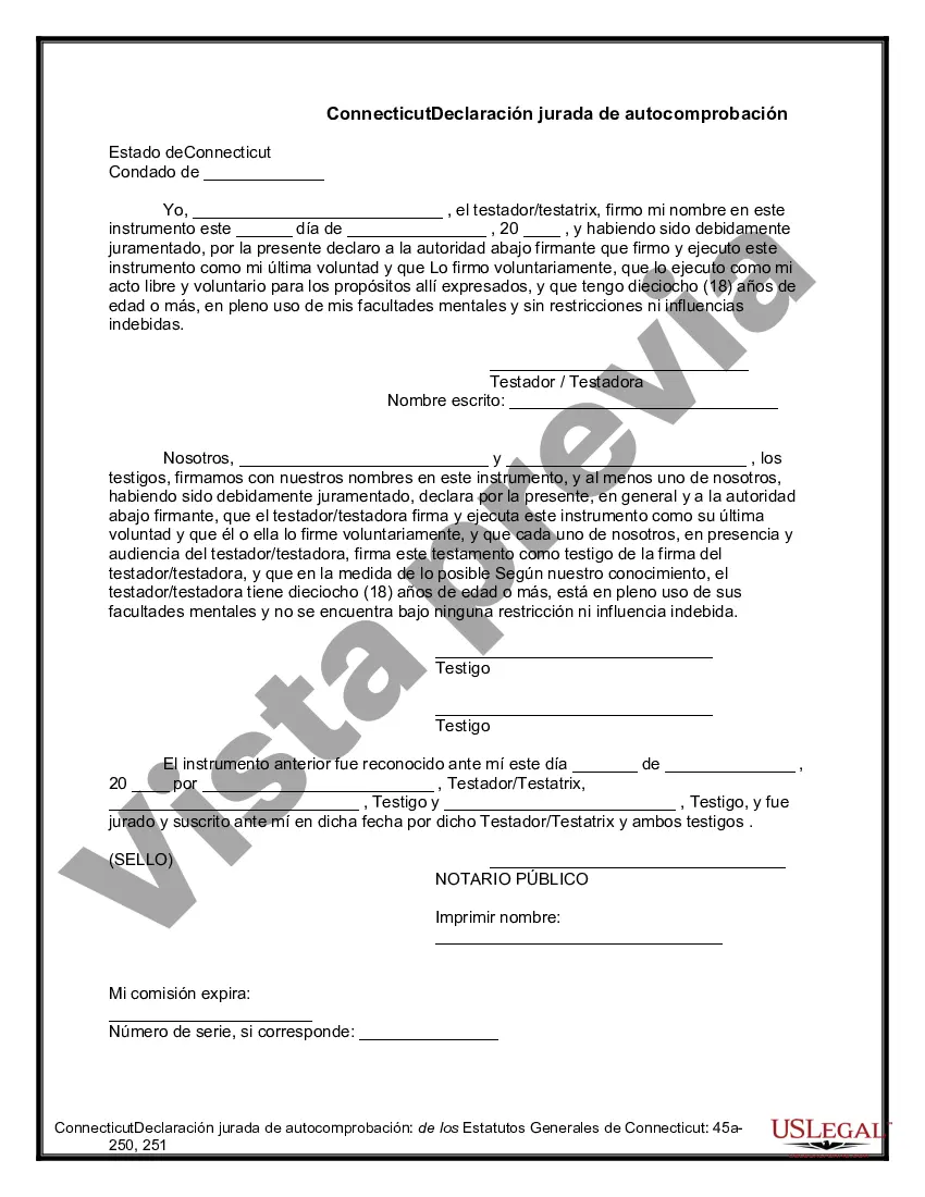 Preview Último testamento legal y formulario de testamento con todos los bienes en fideicomiso llamado testamento invertido
