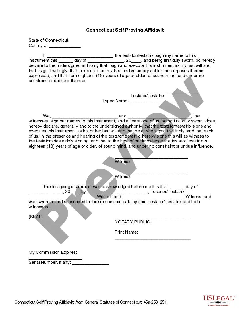 Preview Last Will and Testament with All Property to Trust called a Pour Over Will