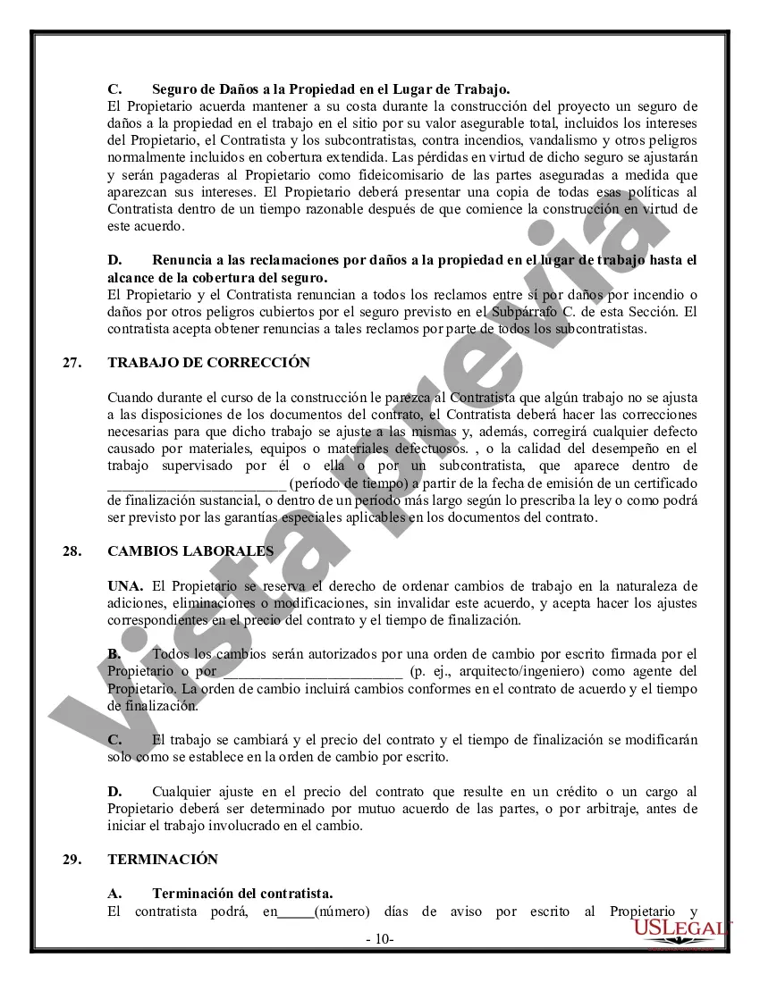 Preview Contrato Comercial para Contratista