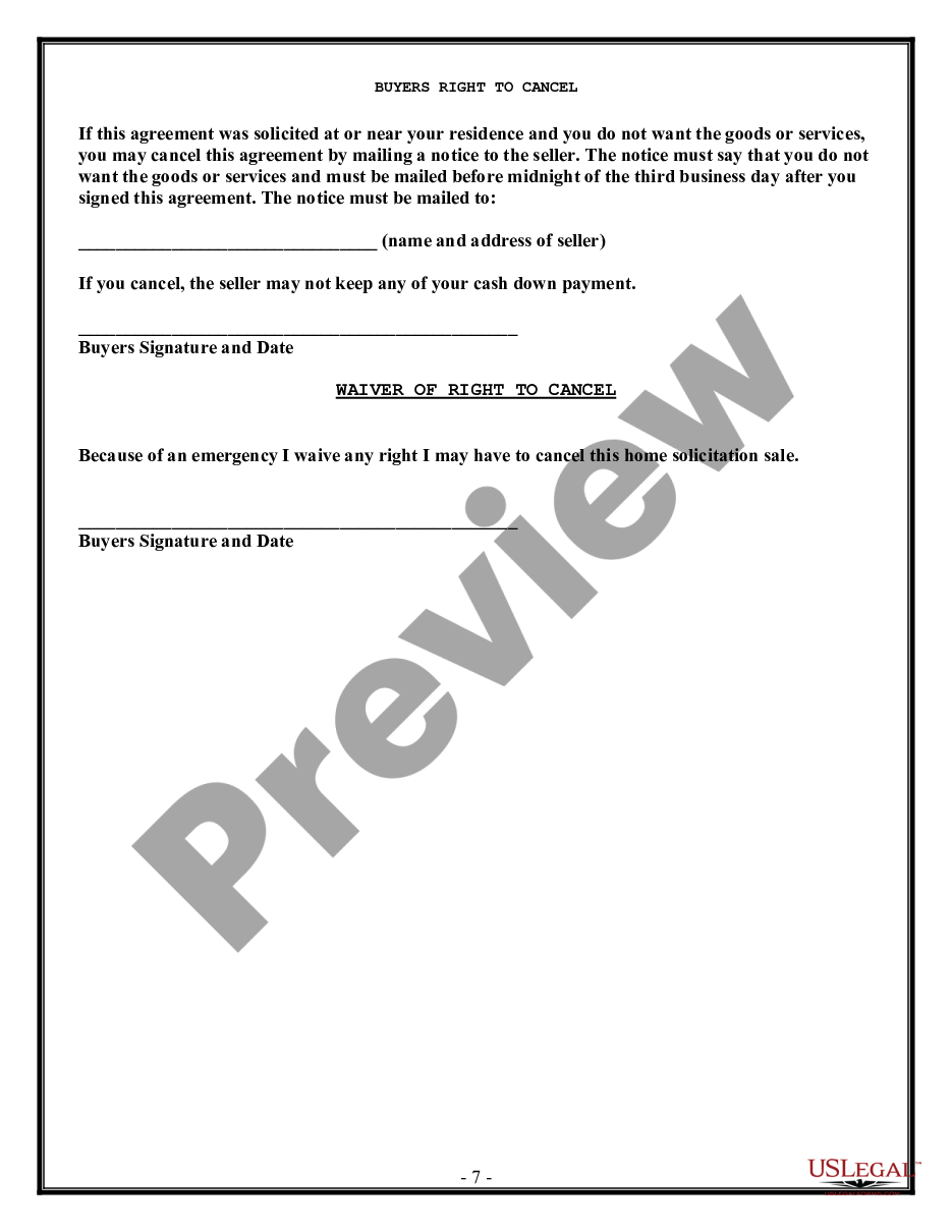 page 6 Framing Contract for Contractor preview