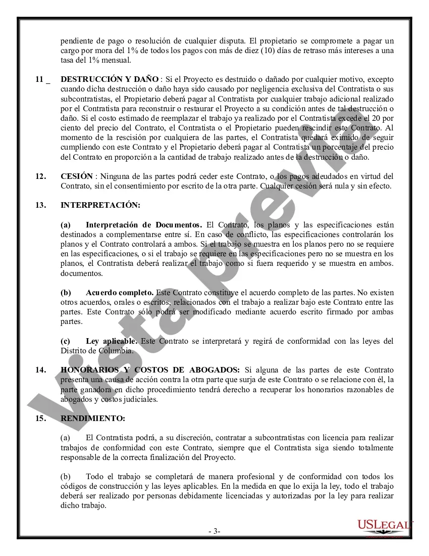 Preview Contrato de Drenaje para Contratista
