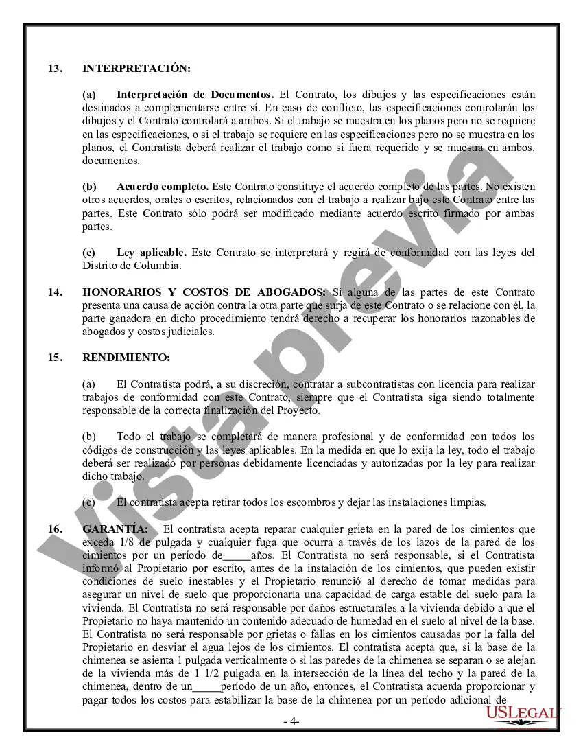 Preview Contrato de Fundación para Contratista