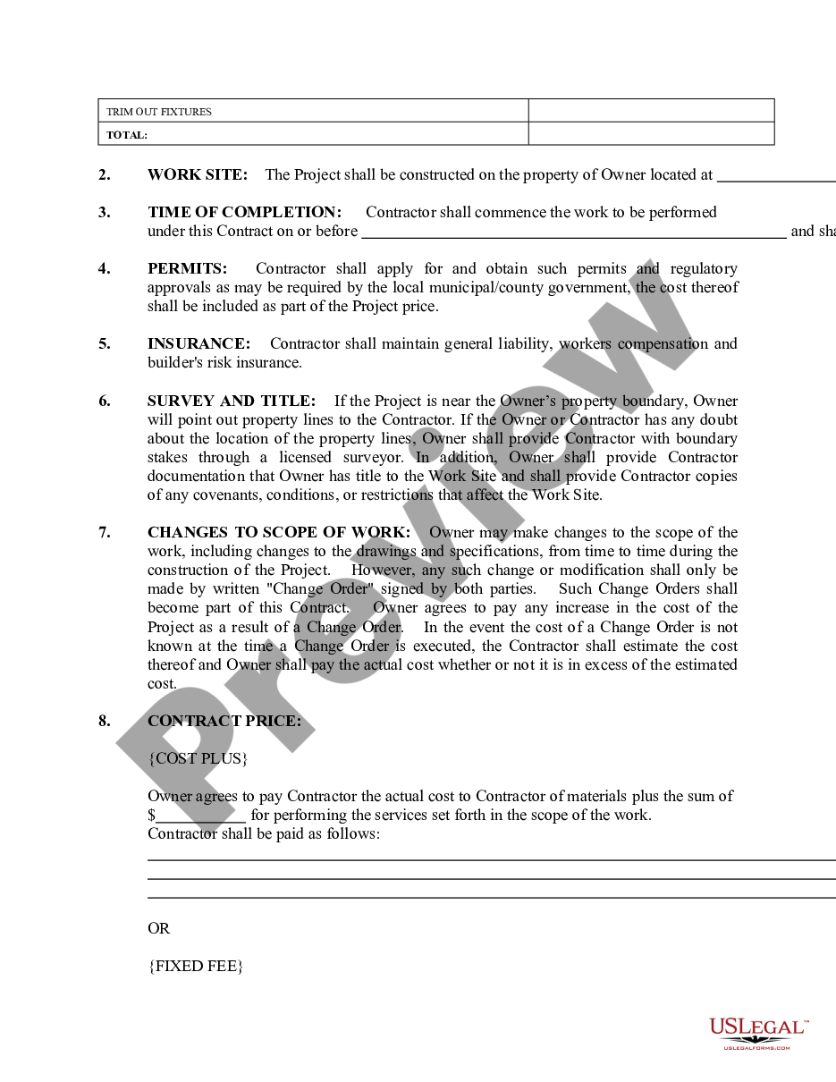 page 2 Electrical Contract for Contractor preview
