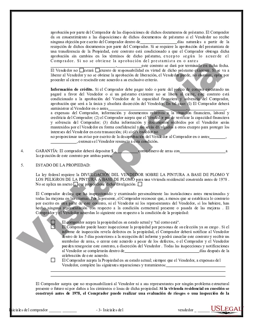 Preview Contrato de Compraventa de Bienes Inmuebles sin Corredor para Acuerdo de Venta de Casa Residencial
