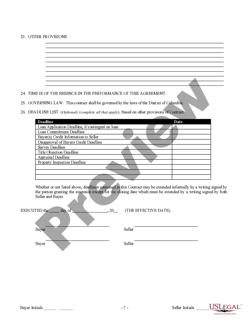 Preview Contract for Sale and Purchase of Real Estate with No Broker for Residential Home Sale Agreement