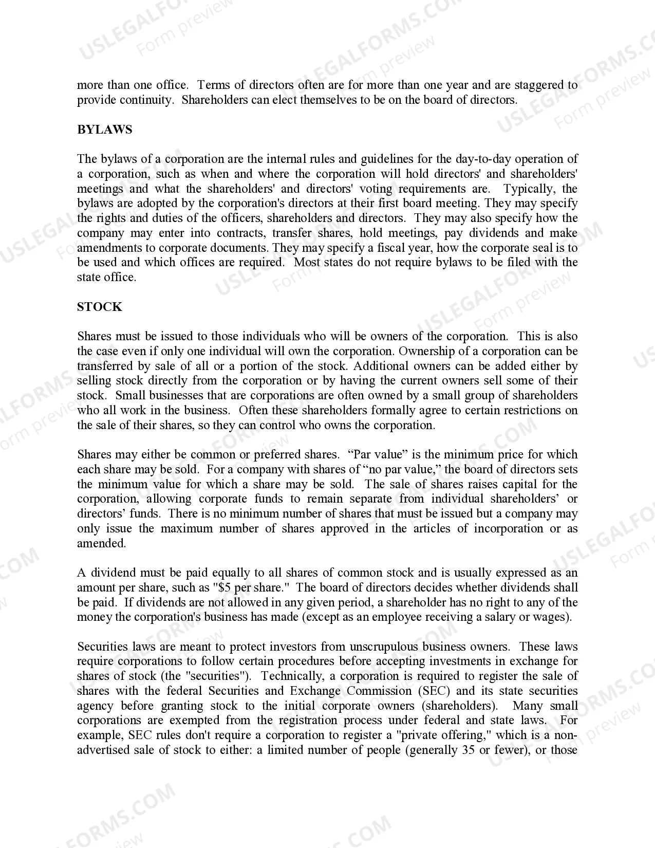 Preview District of Columbia Business Incorporation Package to Incorporate Corporation