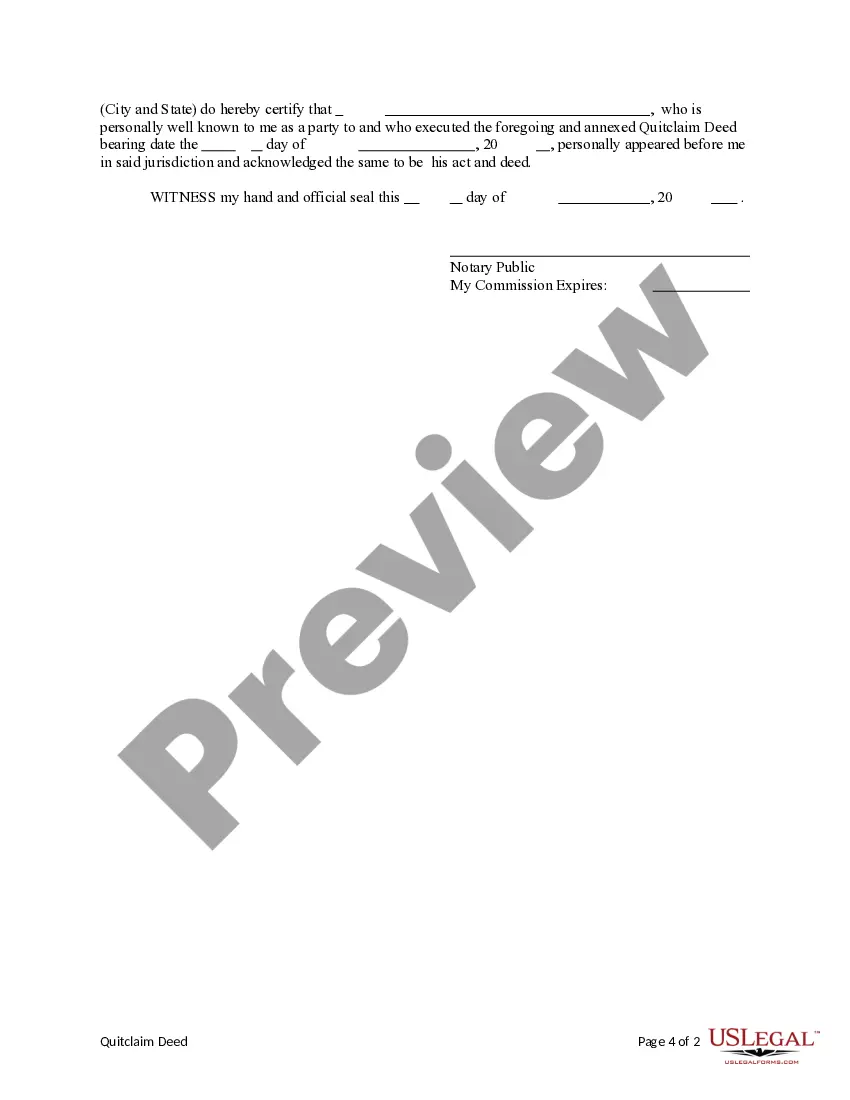 Get Quitclaim Deed from Personal Representative to a Decedent's Estate. Preview Quitclaim Deed from Personal Representative to a Decedent's Estate.