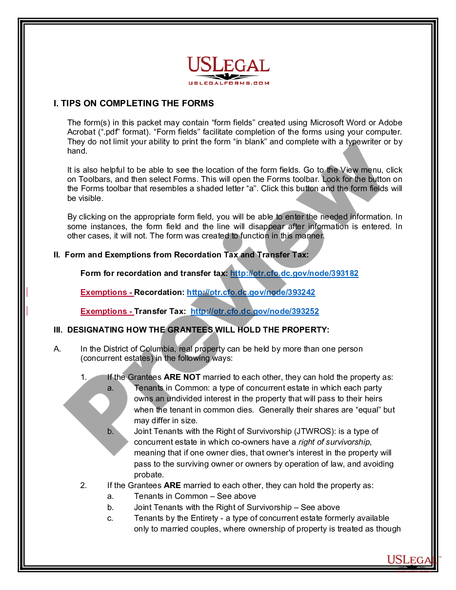 page 1 Quitclaim Deed from Husband and Wife to Husband, Wife and an Individual. preview