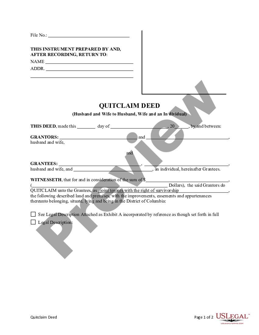 Bill Of Sale Form District Of Columbia Quitclaim Deed Form Templates Sexiz Pix