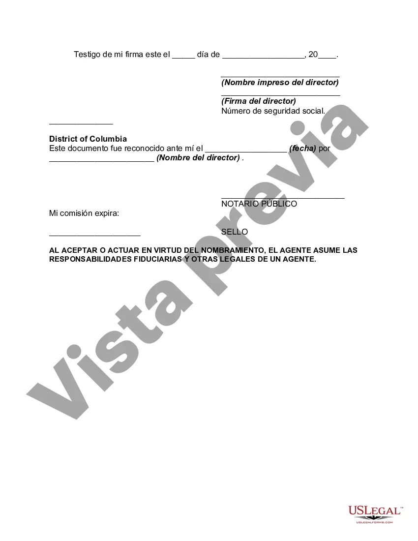 Preview Poder notarial general y duradero de Springing