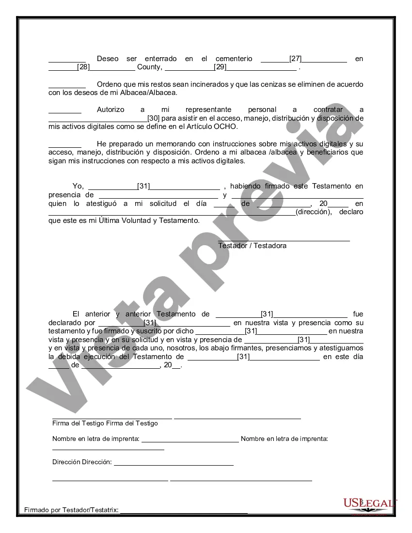 Preview Testamentos mutuos que contienen última voluntad y testamentos para personas solteras que viven juntas sin hijos