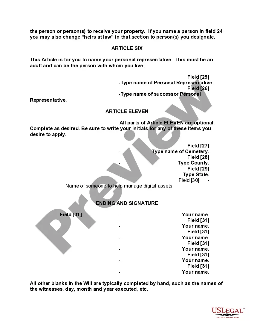 Preview Mutual Wills containing Last Will and Testaments for Man and Woman living together not Married with No Children