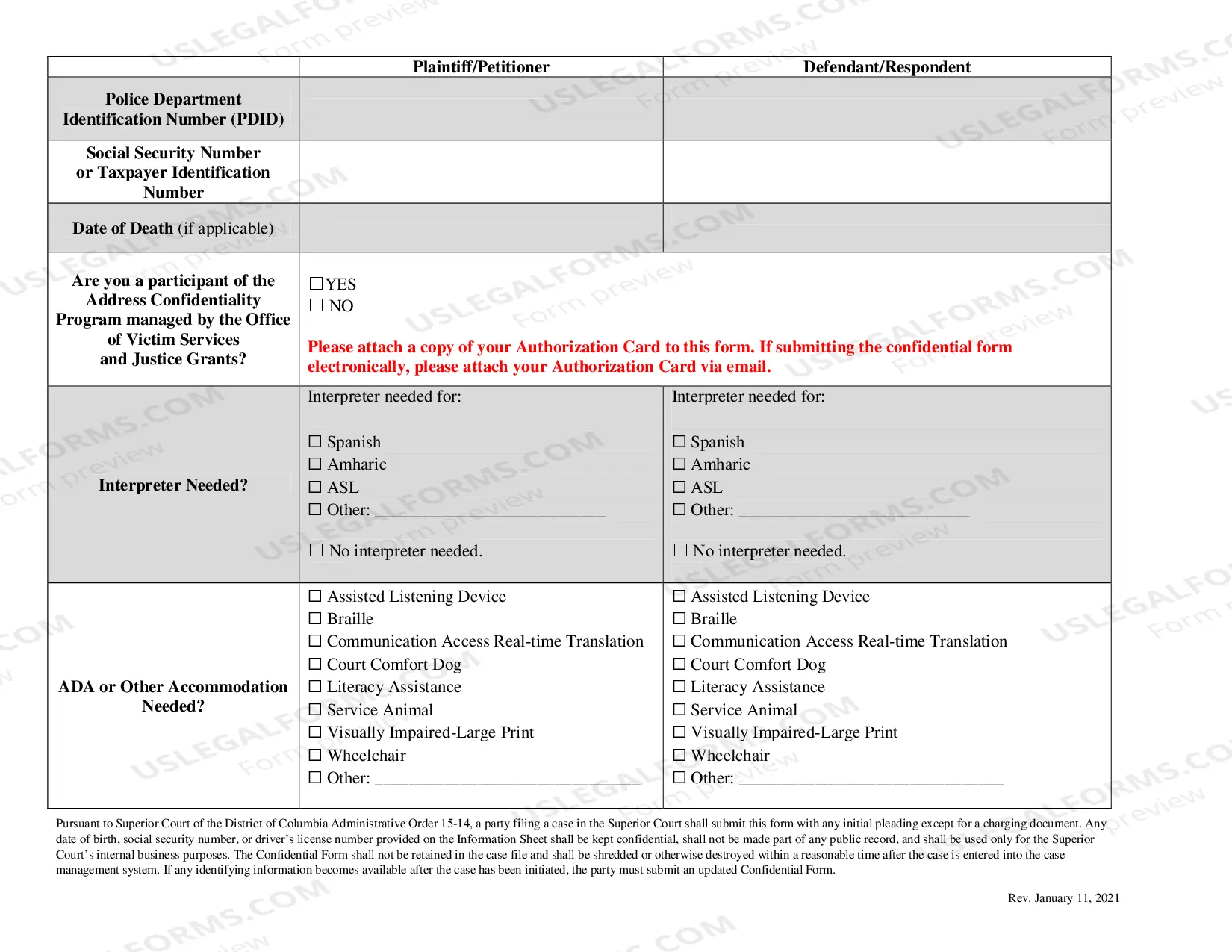 Preview Complaint for Absolute Divorce