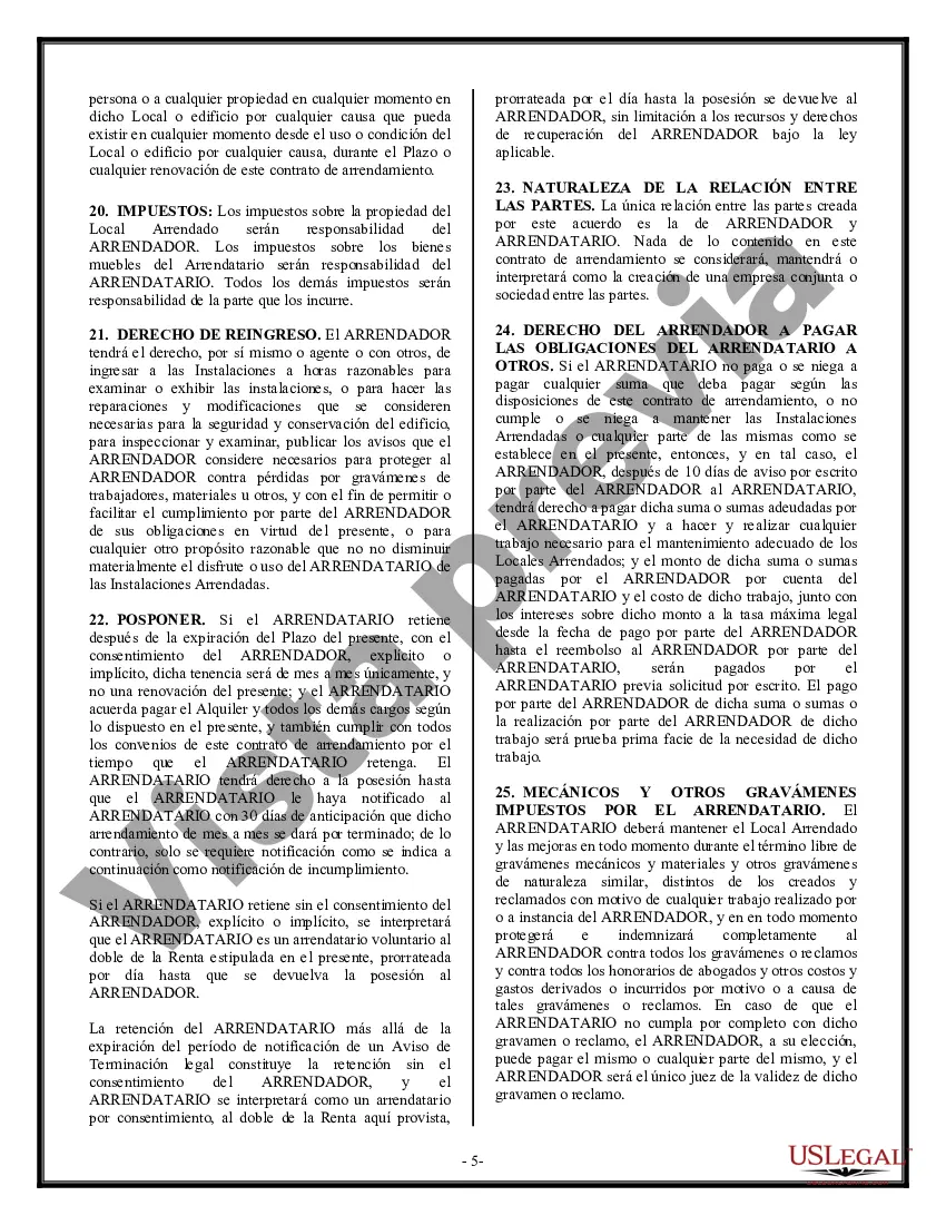 Preview Arrendamiento de edificio o espacio comercial