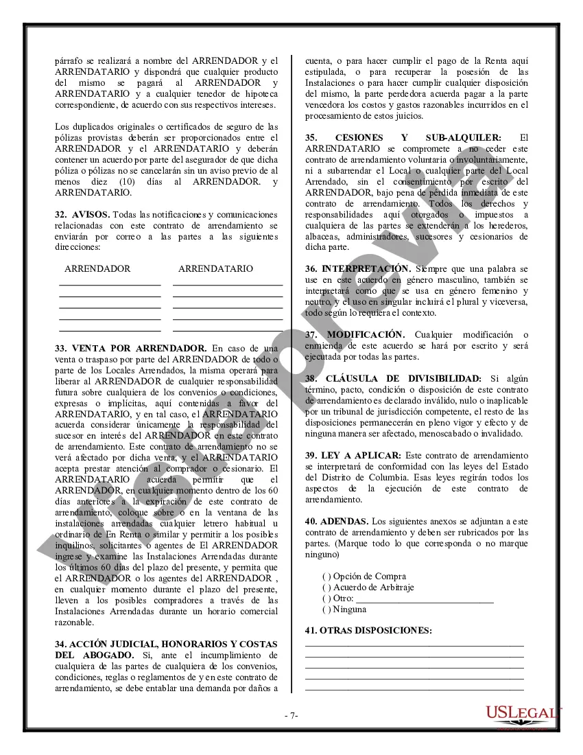 Preview Arrendamiento de edificio o espacio comercial
