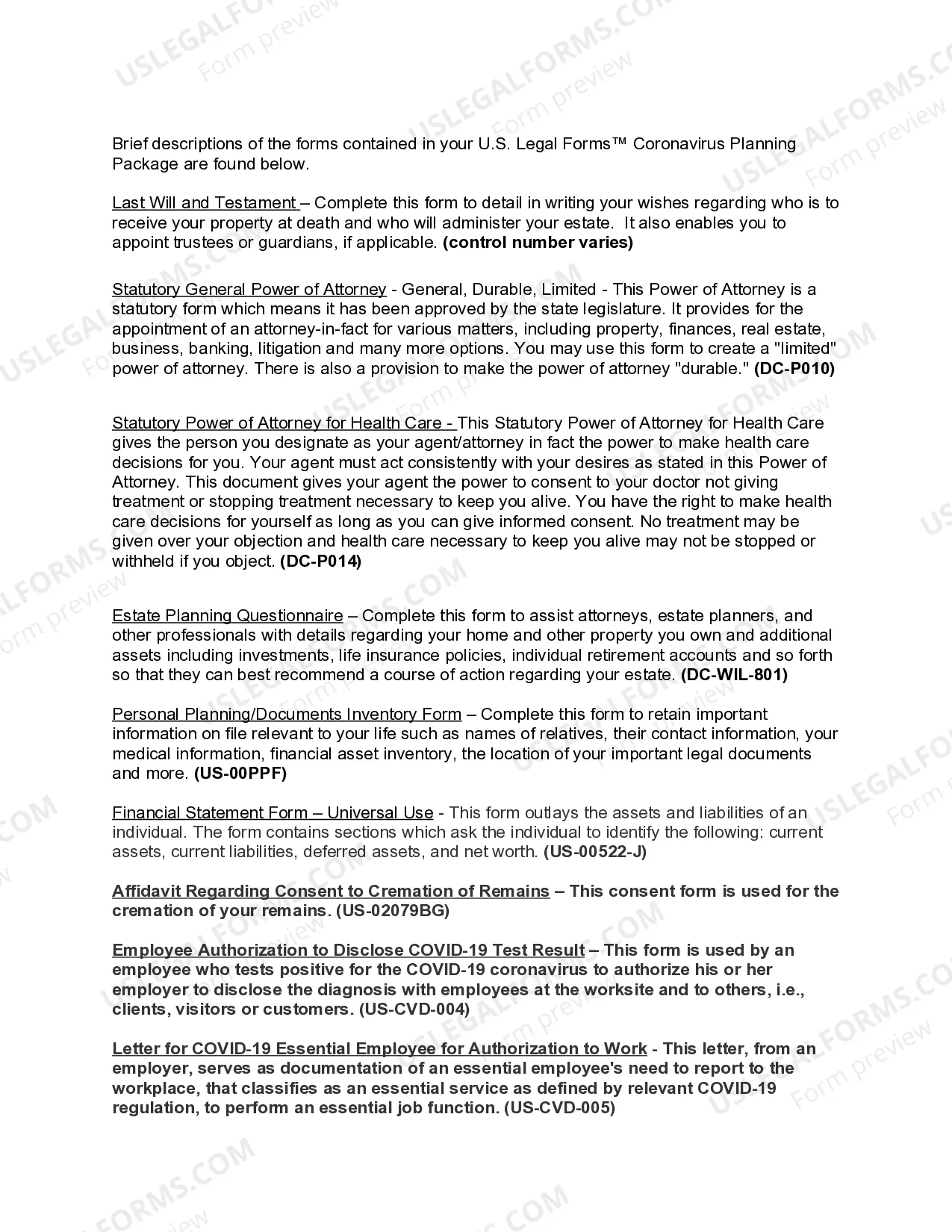 Preview District of Columbia Coronavirus COVID-19 Family Planning Package