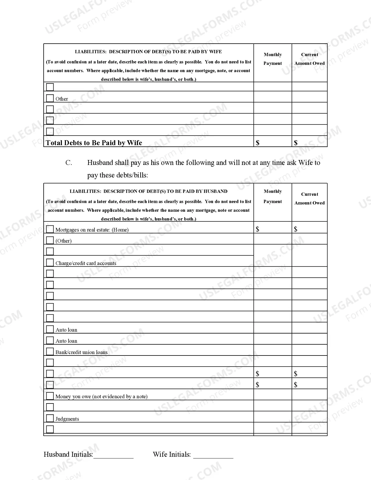 Preview Marital Legal Separation and Property Settlement Agreement Adult Children Parties May have Joint Property or Debts effective Immediately