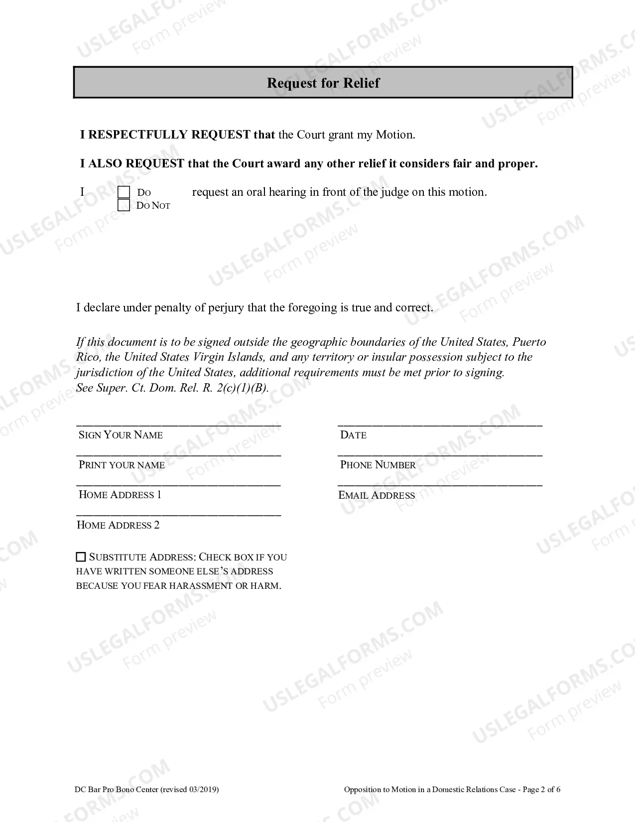 Preview Opposition to Motion