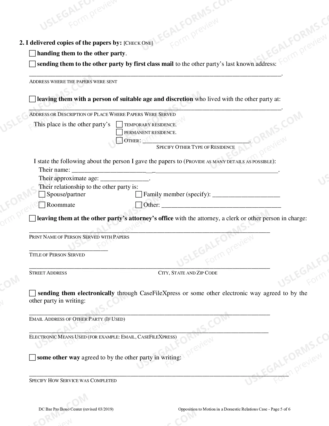 Preview Opposition to Motion