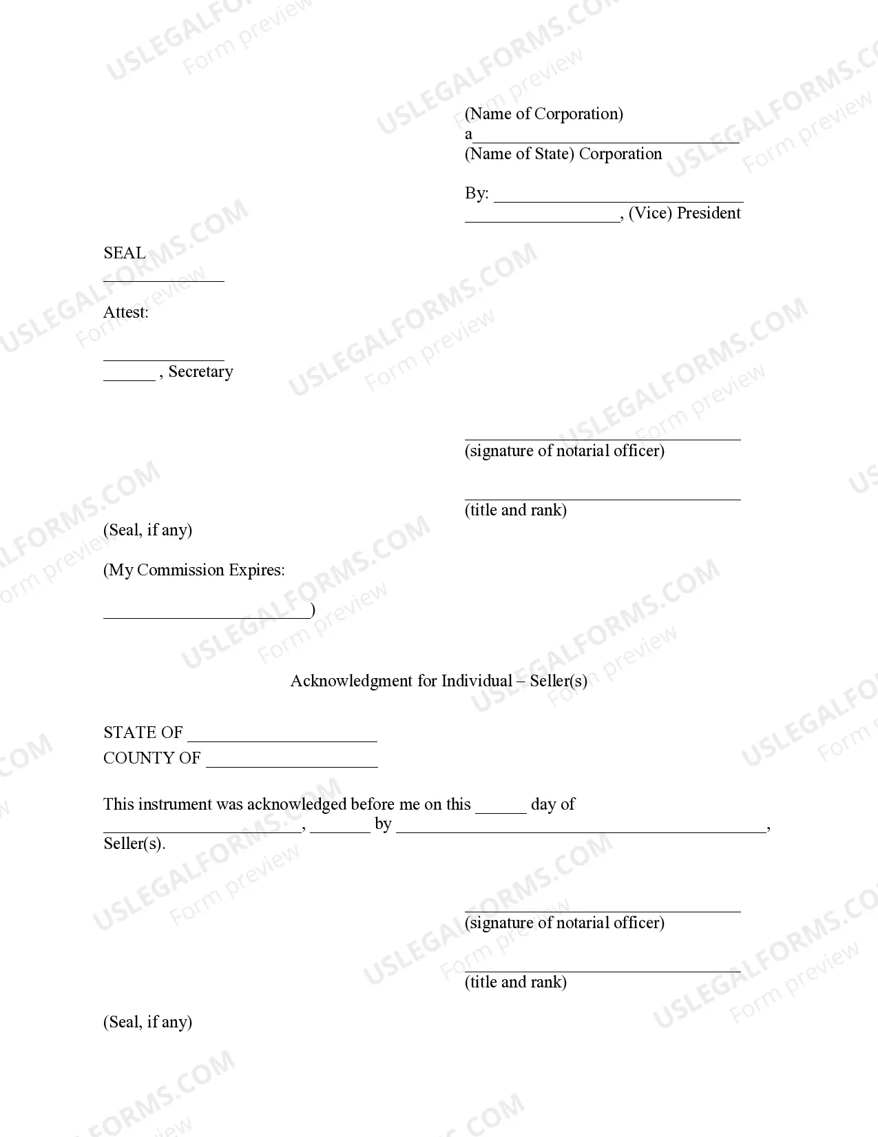 Preview District of Columbia Timber Sale Contract