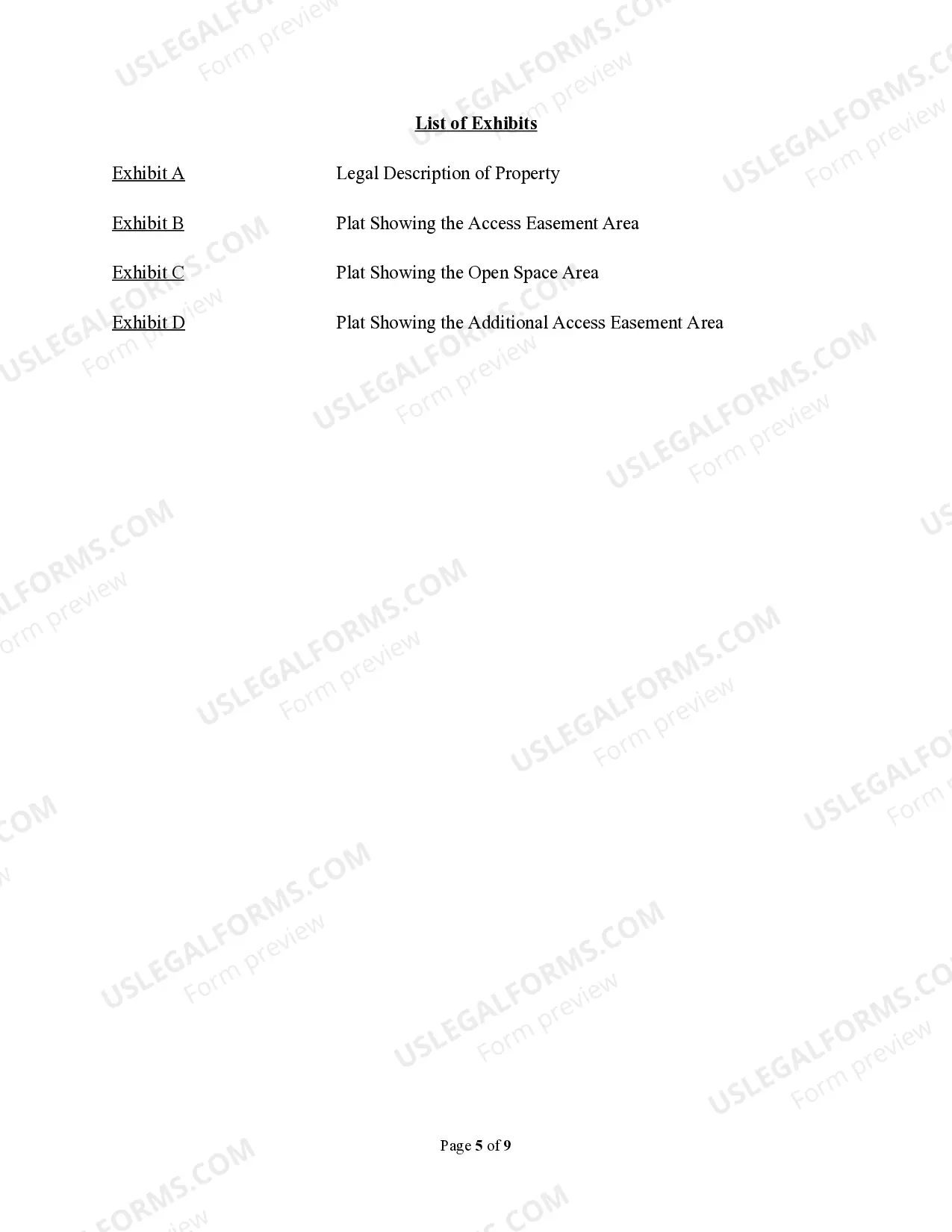 Preview Easement and Covenant Agreement