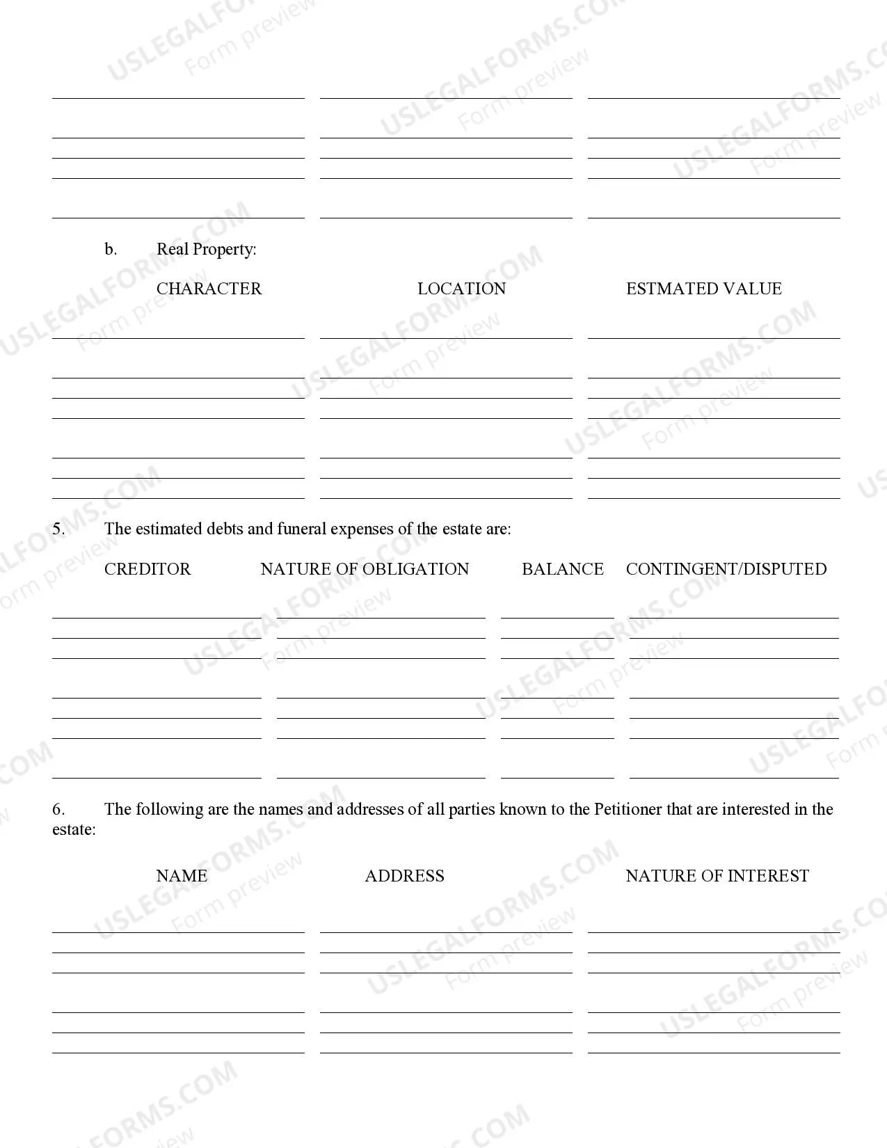 Preview Small Estate Administration Package for Estates under $40,000