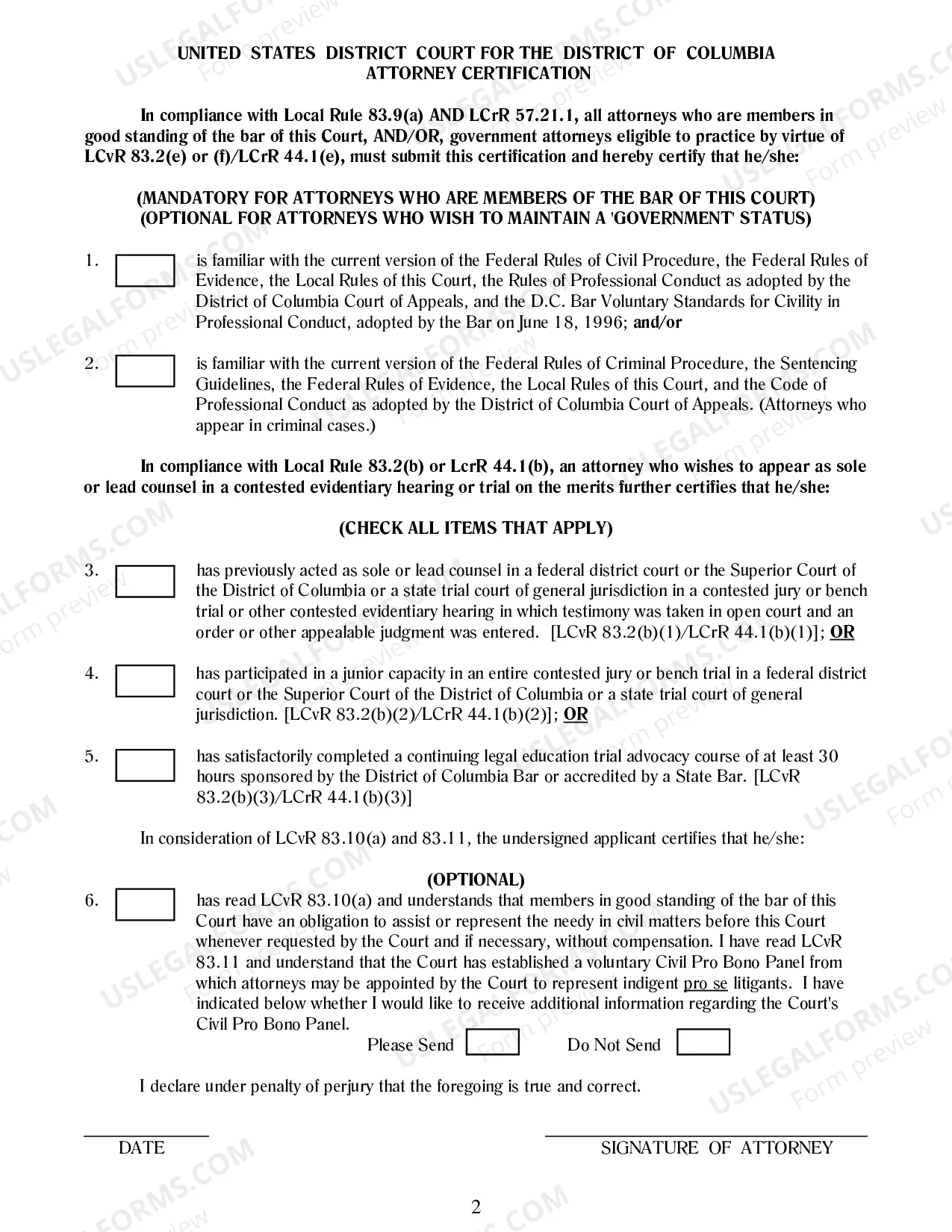 Preview Renewal - Government Attorney Information