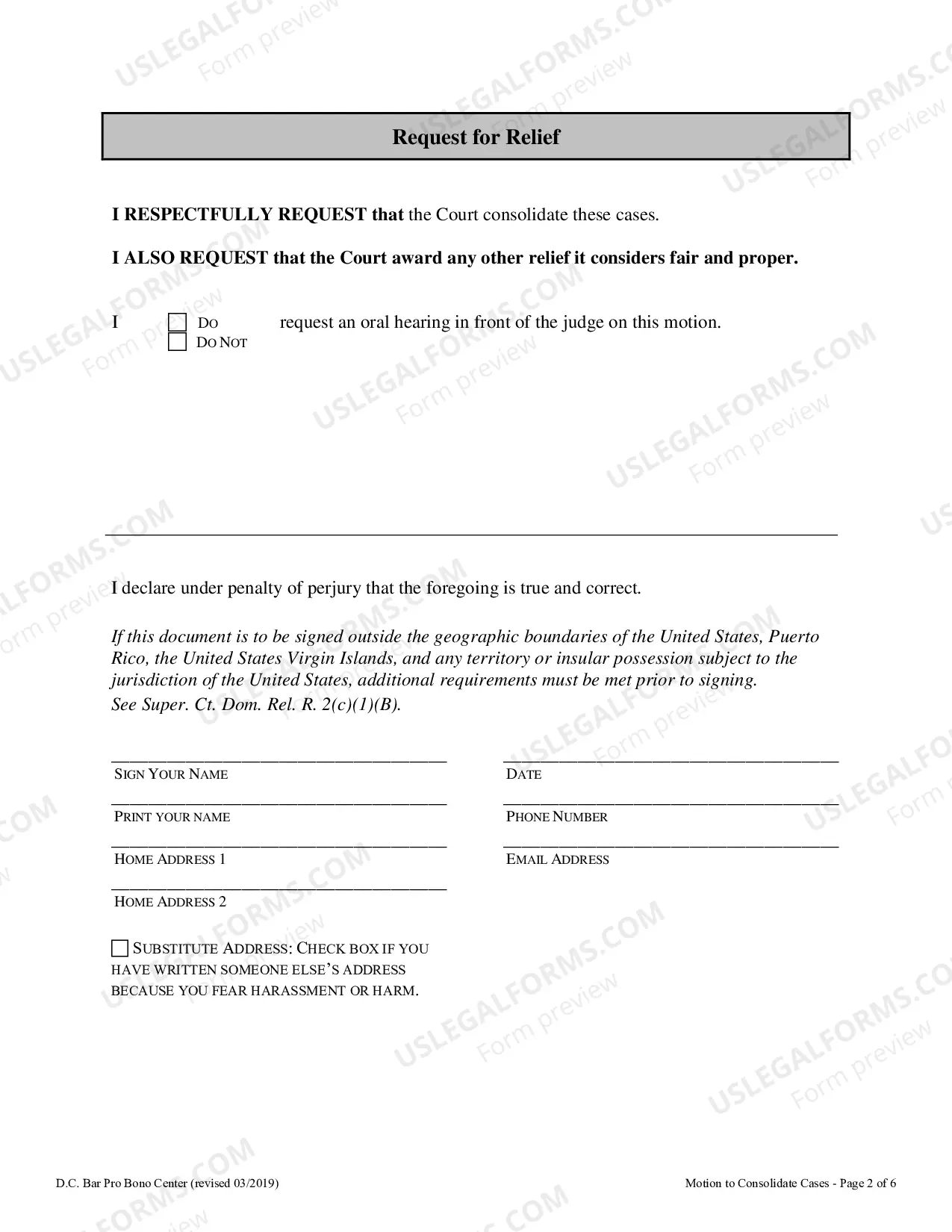 Preview Motion to Consolidate Cases