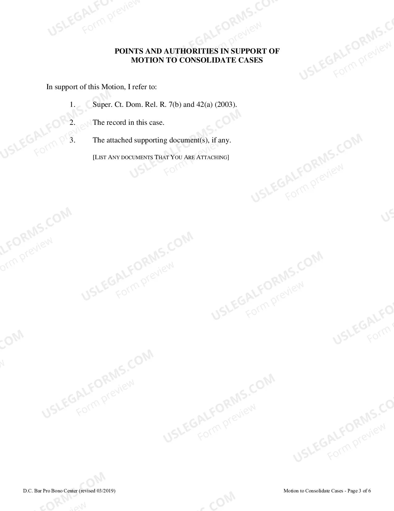 Preview Motion to Consolidate Cases
