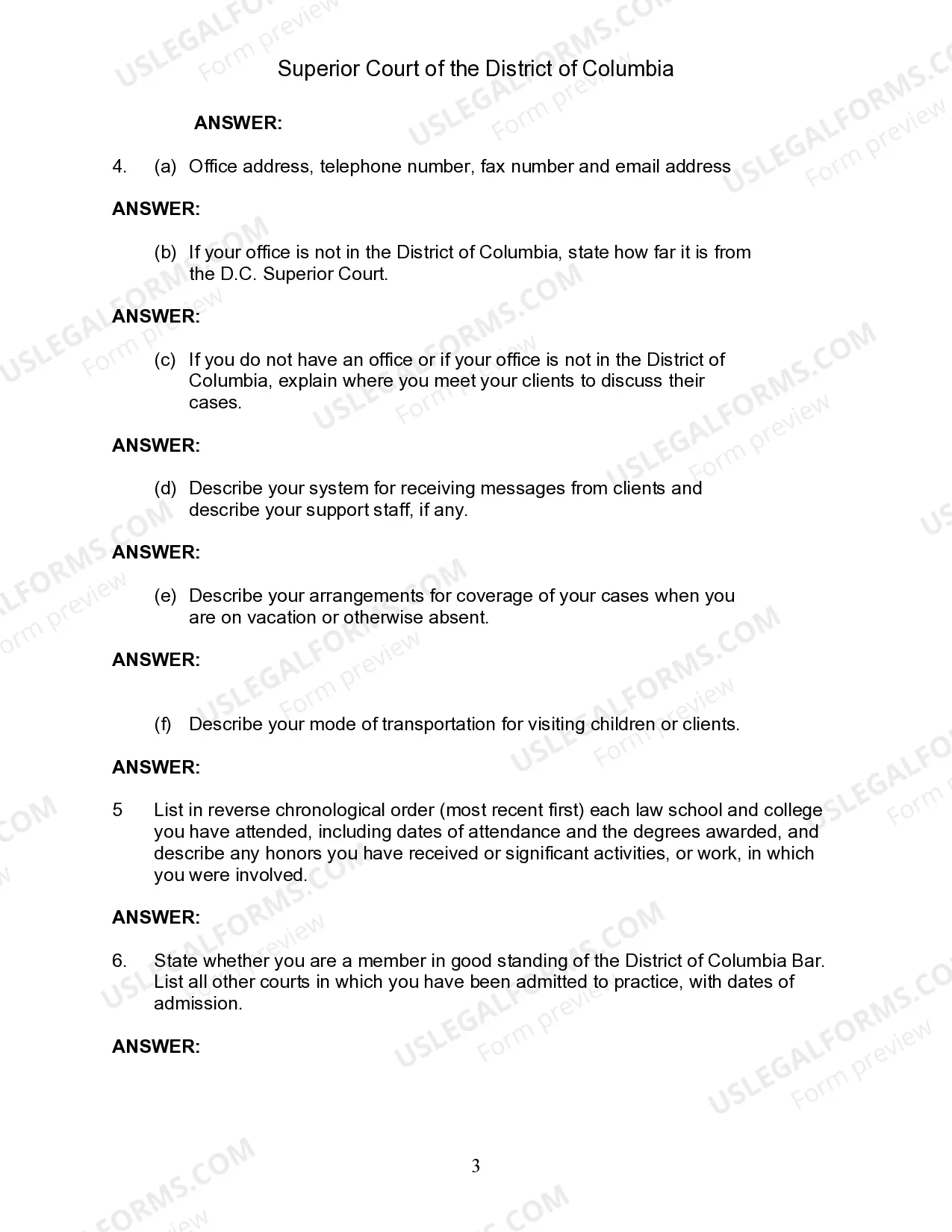 Preview Family Court Panel Application