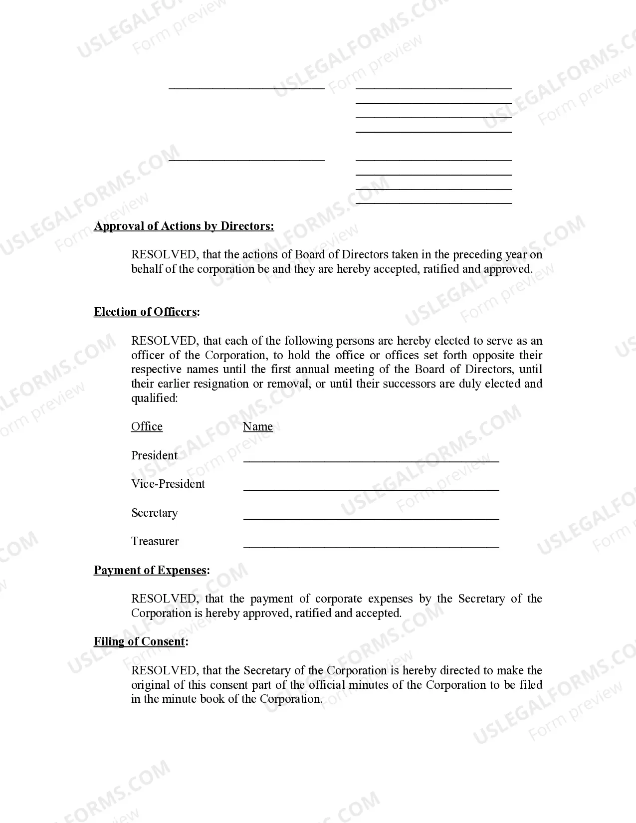 Preview Annual Minutes