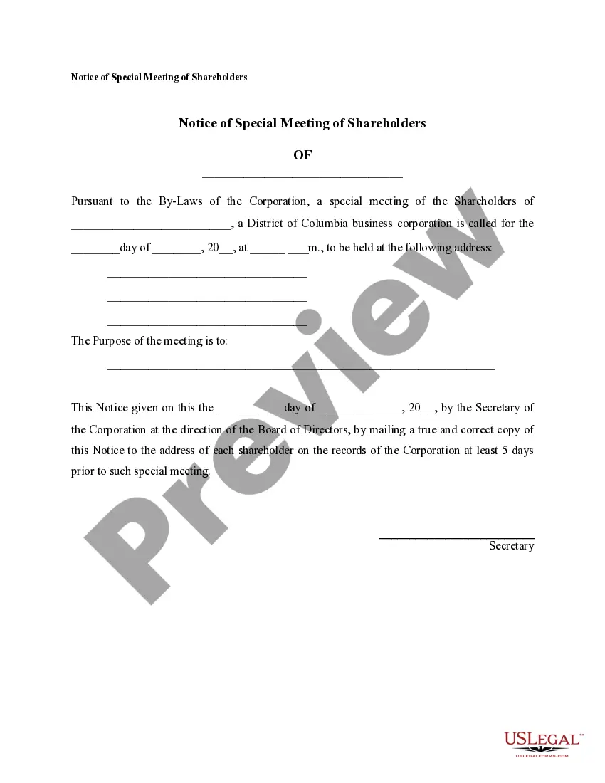 Preview Notices, Resolutions, Simple Stock Ledger and Certificate