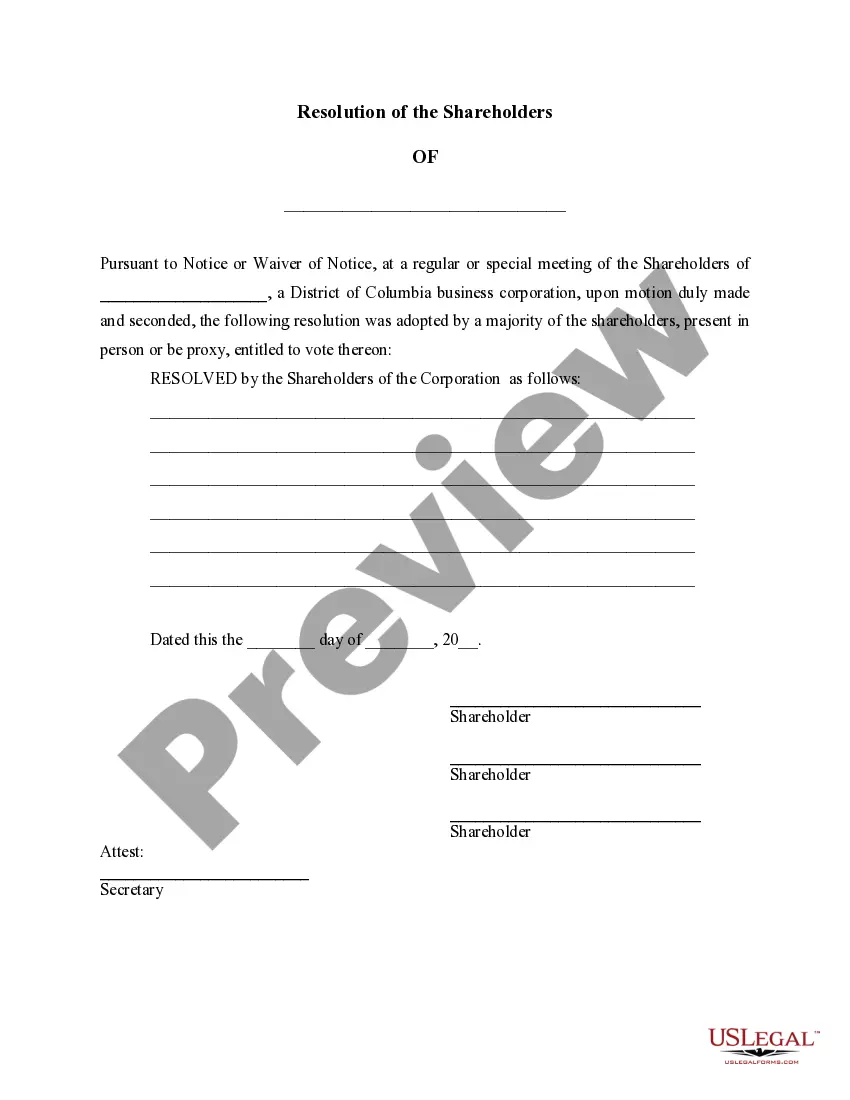 Preview Notices, Resolutions, Simple Stock Ledger and Certificate