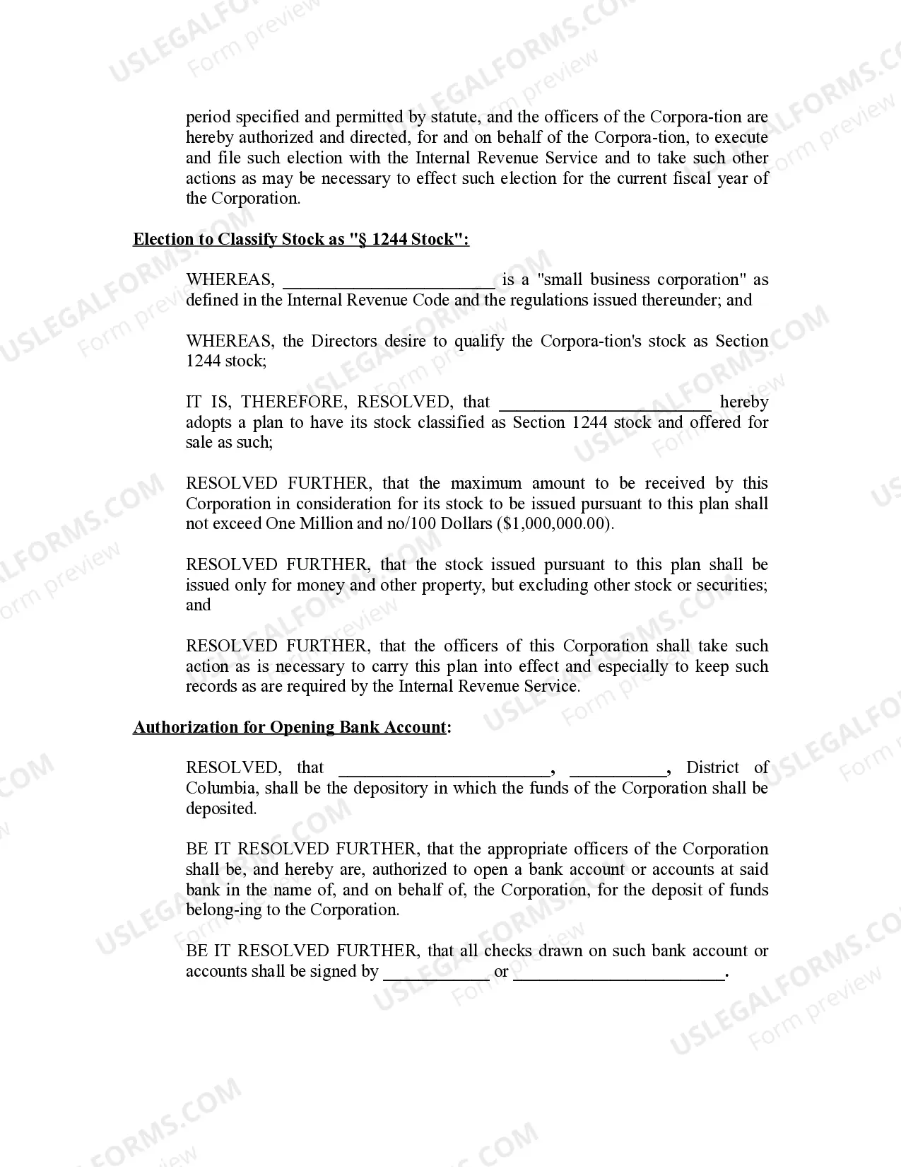 Preview Minutes for Organizational Meeting