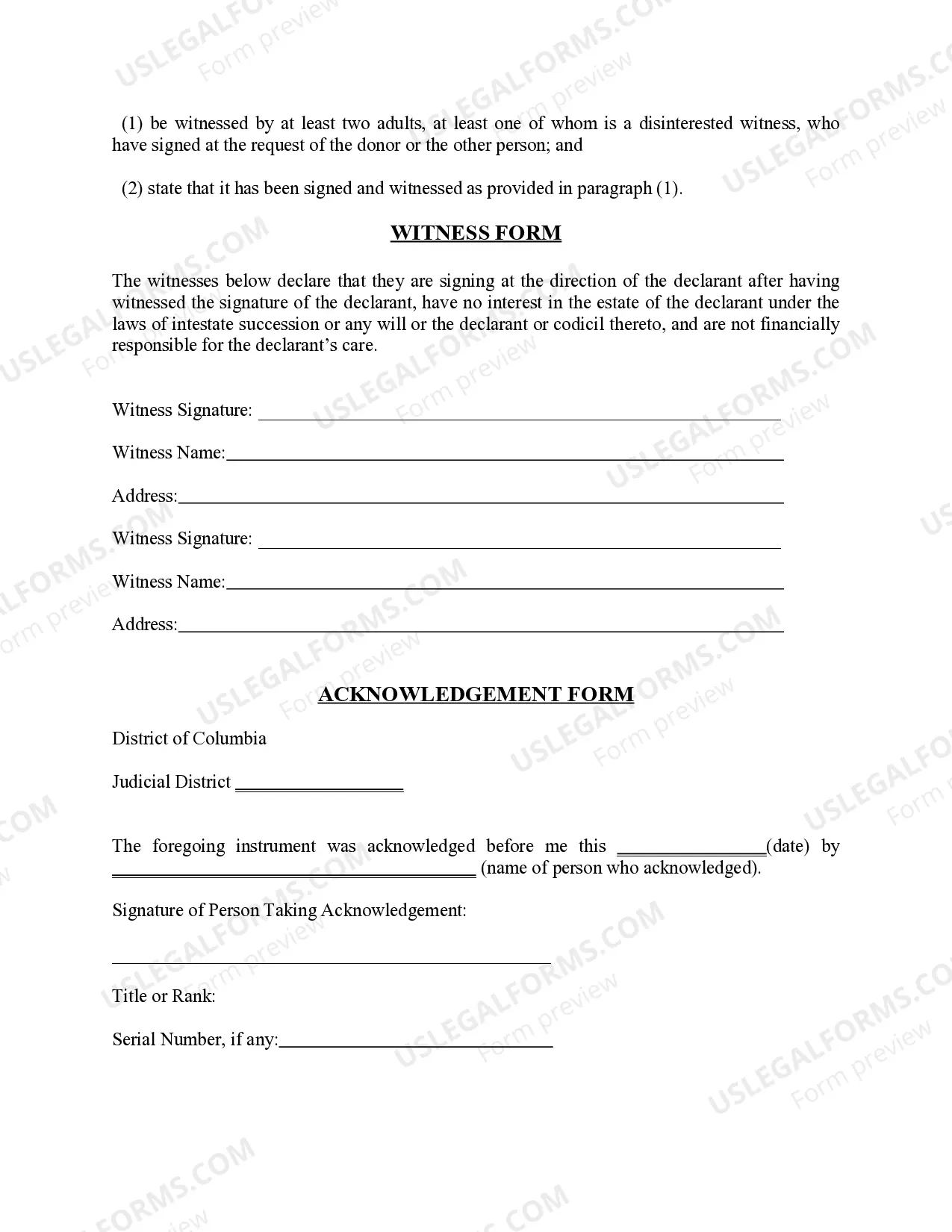 Preview Revised Uniform Anatomical Gift Act Donation