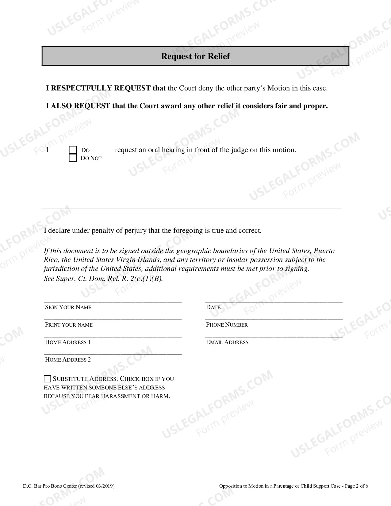 Preview Opposition to Motion