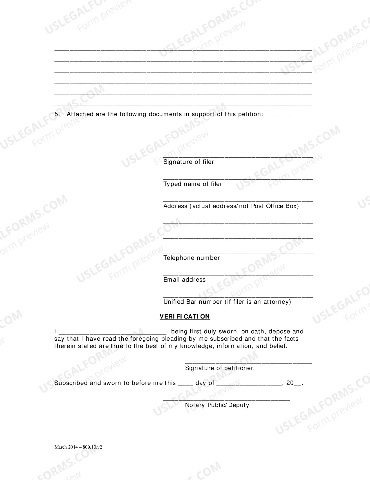 Preview Petition for Authority to Invest or for Approval of Investment Plan or Program