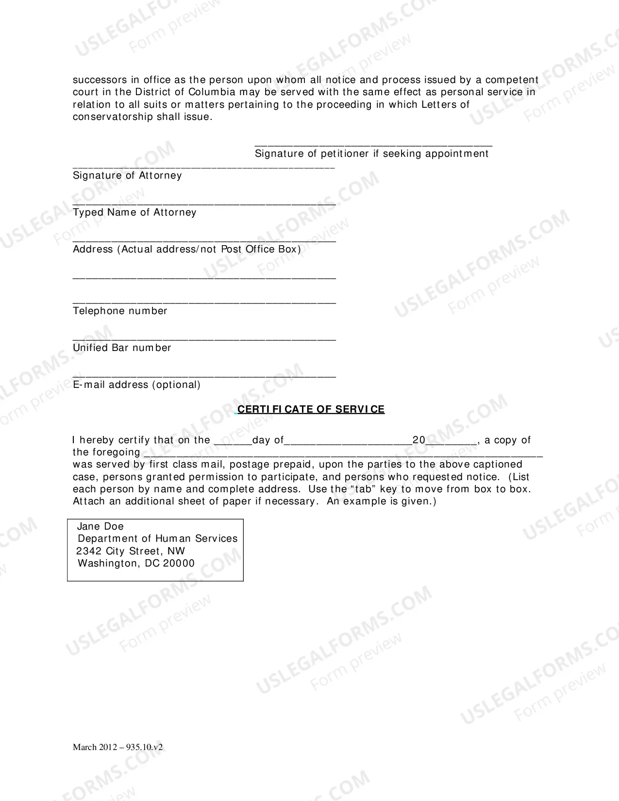 Preview Petition Regarding a Missing, Disappeared, or Detained Person