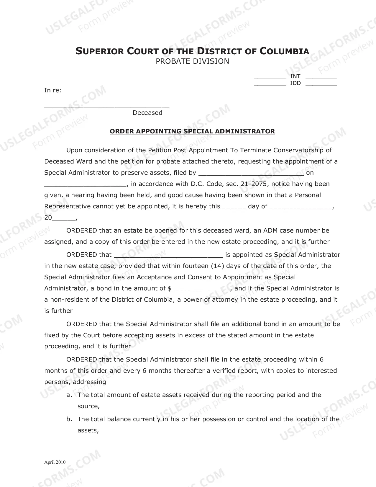 Preview Petition Post Appointment to Terminate Conservatorship of Deceased Ward