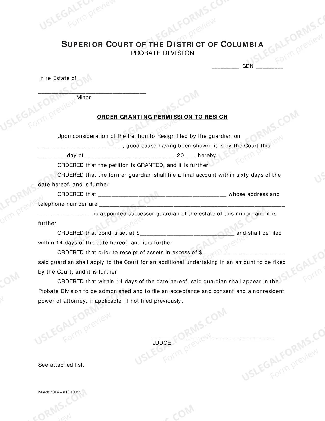 Preview Petition to Resign