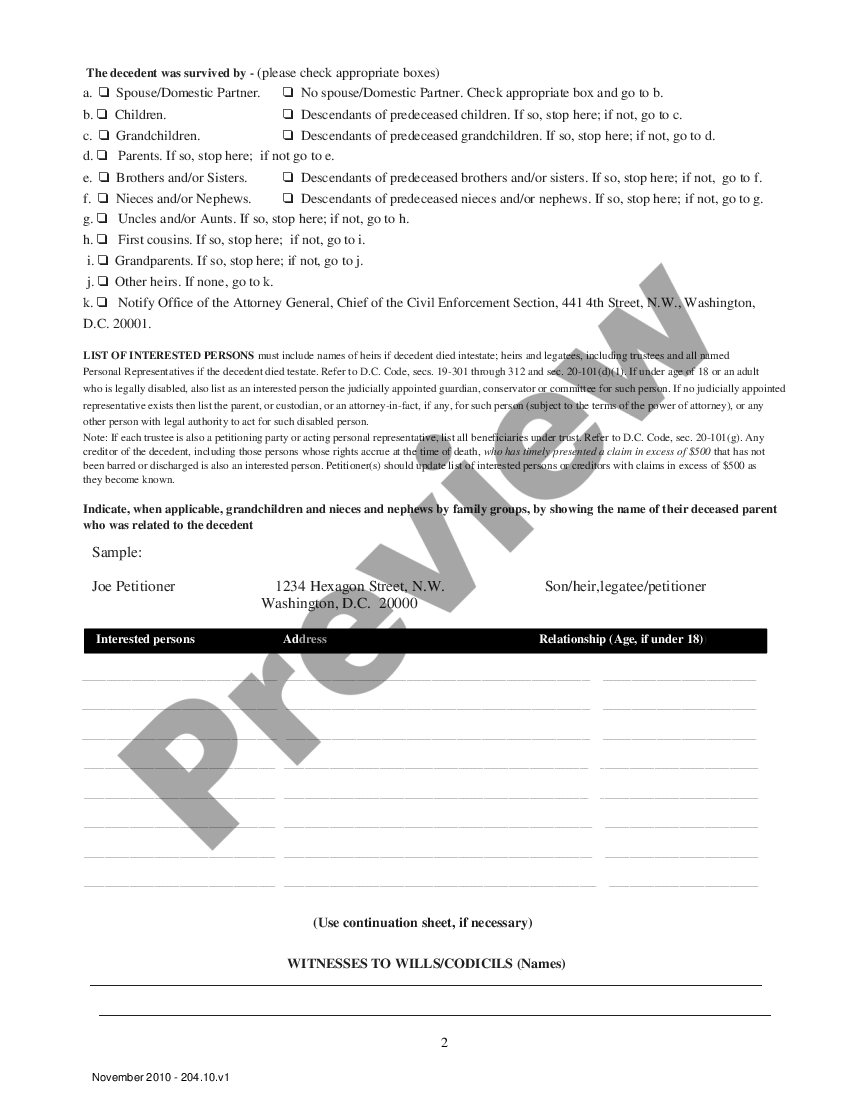 Administration Small Estates Form Probate US Legal Forms