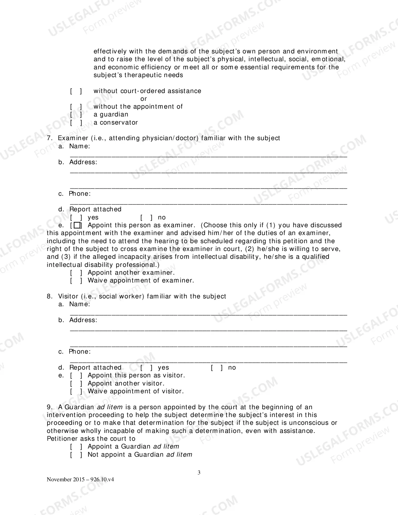 Preview Petition for a General Proceeding